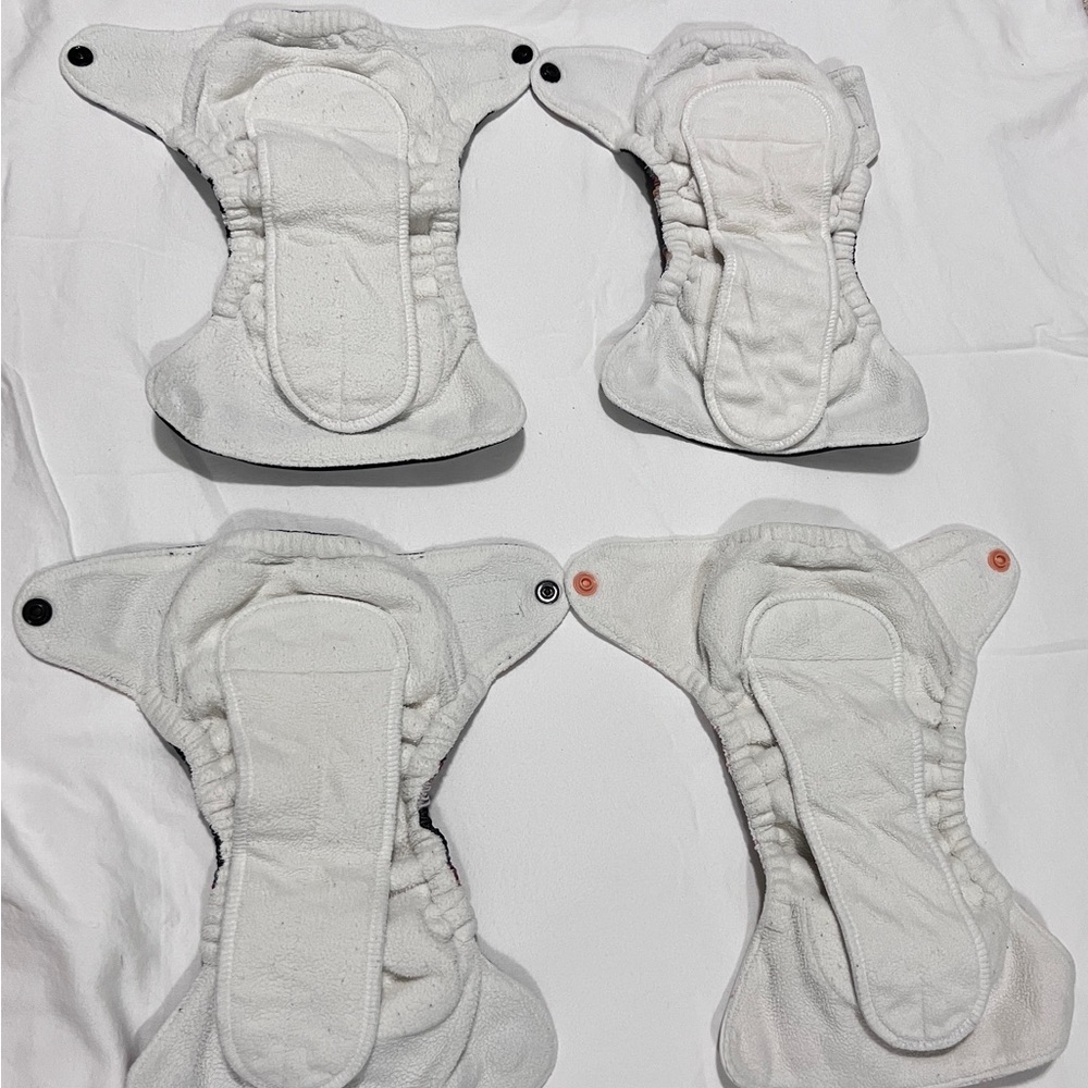 Grovia AIO Newborn Cloth Diaper Lot (4) - Picture 4 of 6